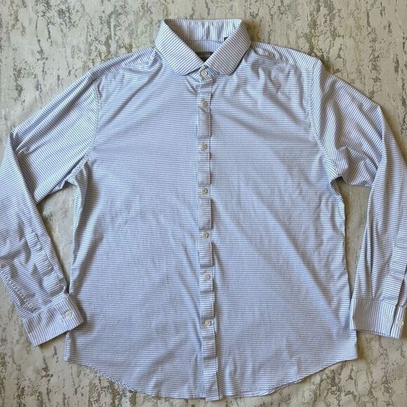 Michael Kors Slim Fit Fine Gauge Knit Button Down - Picture 8 of 10
